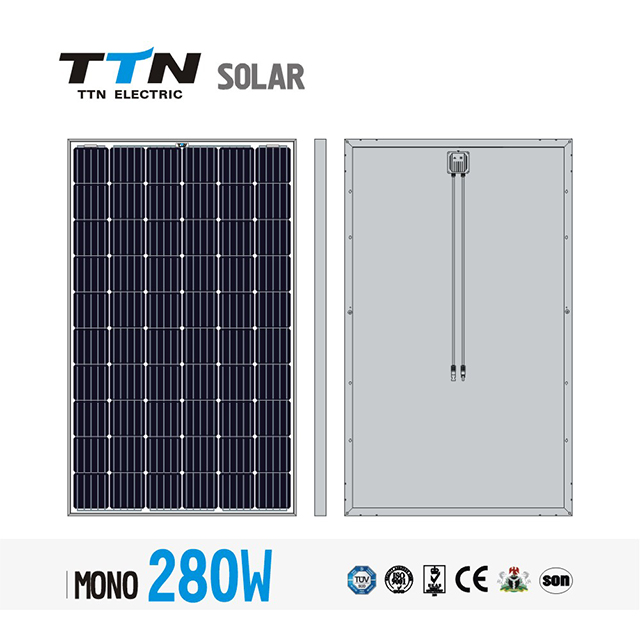 TTN-M250-320W60 моно күн панелі